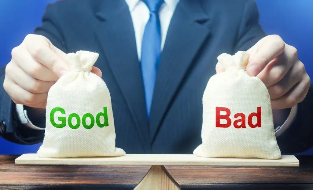 Good debt vs bad debt