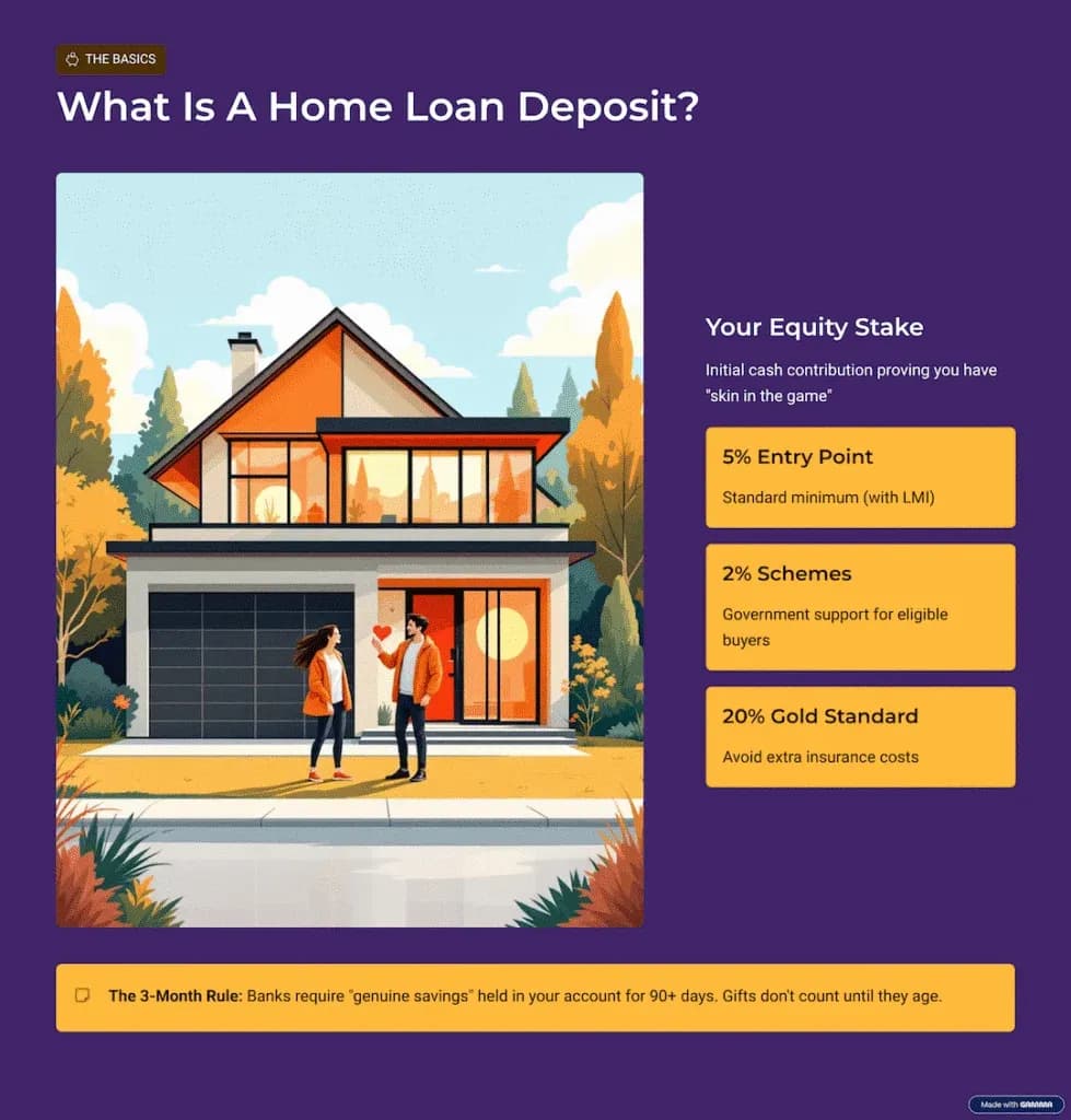 What a home loan deposit pays for in Australia
