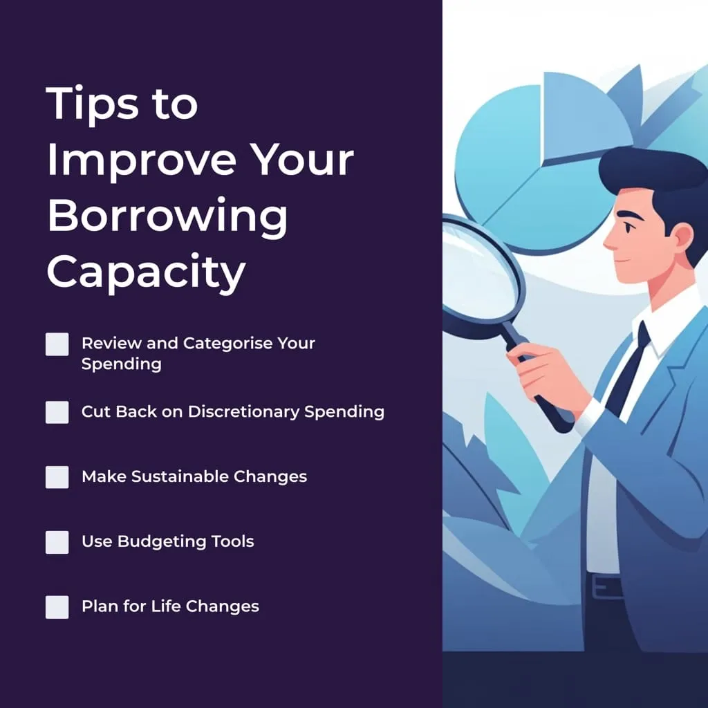 Practical steps for reviewing spending and borrowing capacity