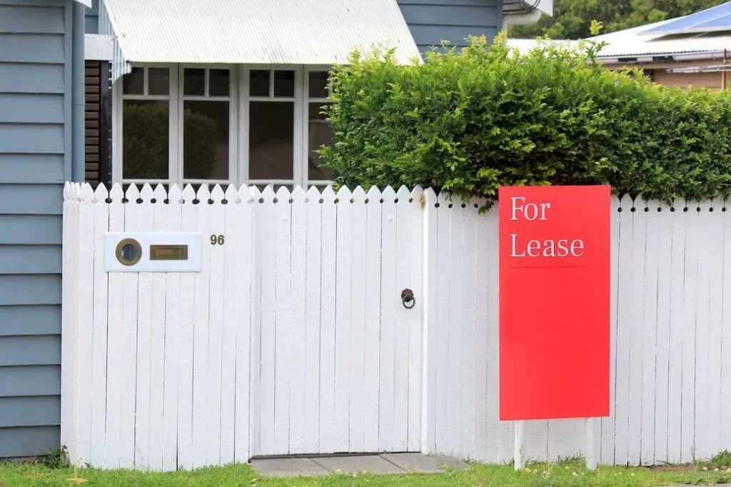 An investment property advertised for lease