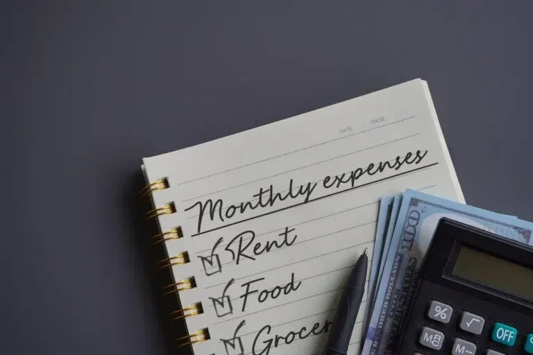 Household expense categories to include in a property budget