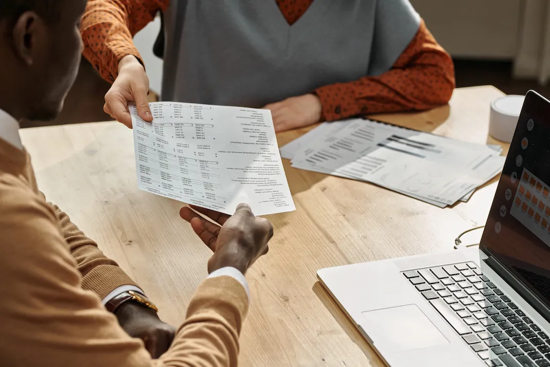 Reviewing bank statements for a mortgage application