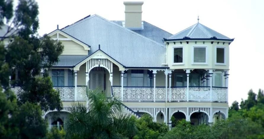 A Queenslander house