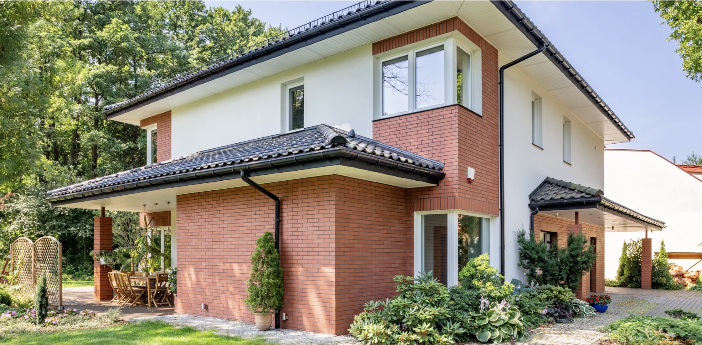 A modern house exterior: the kind of property ANZ borrowers finance