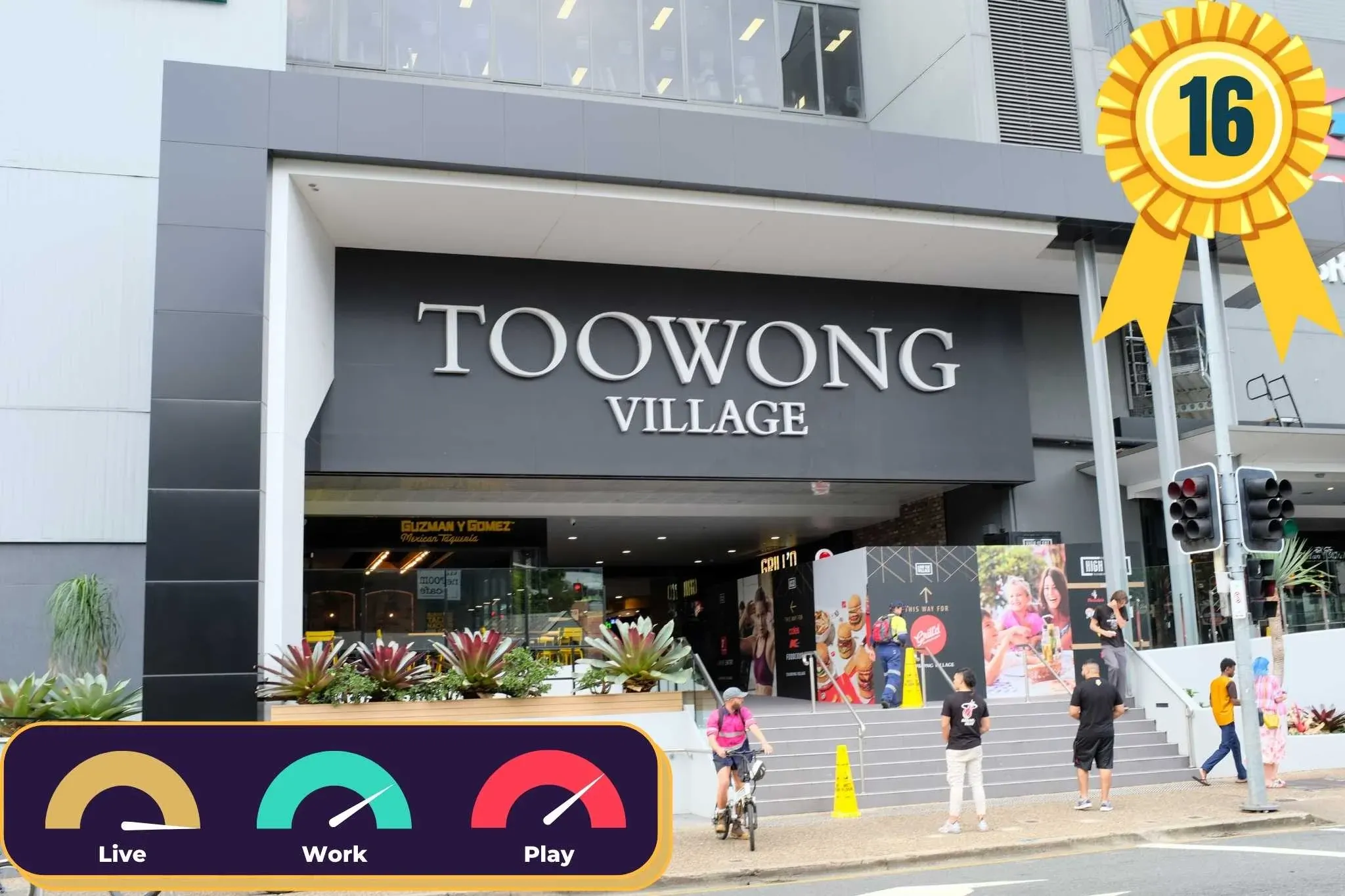 Toowong is the 16th most liveable suburb in Brisbane