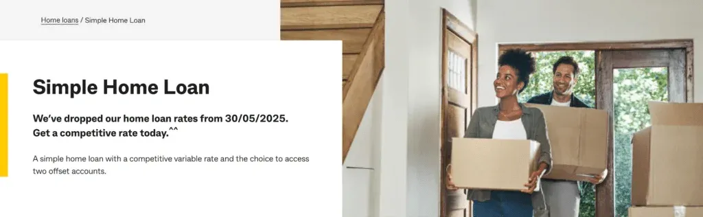 Simple home loans Commbank
