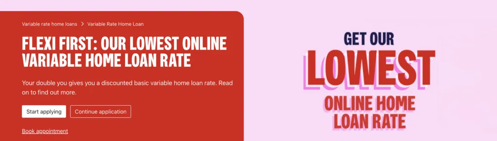 Westpac flexi first home loan