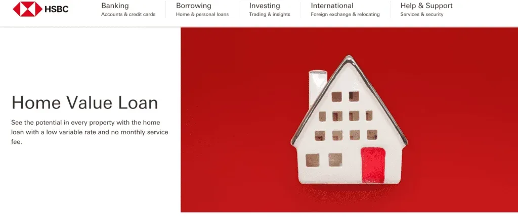 Home Value Loan HSBC