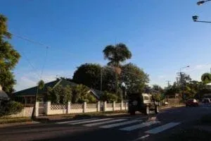 A traditional Queenslander home on a leafy Paddington street in Brisbane