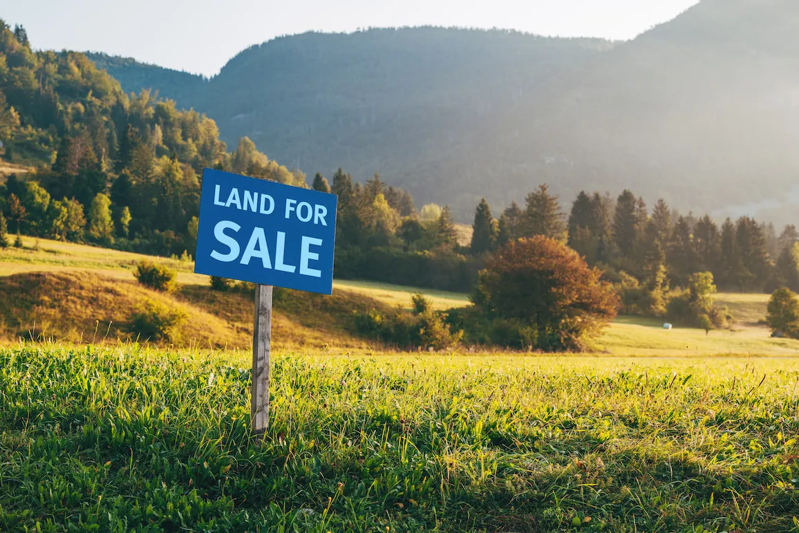 Couple buying land