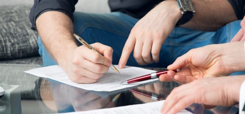 first home owners signing contracts