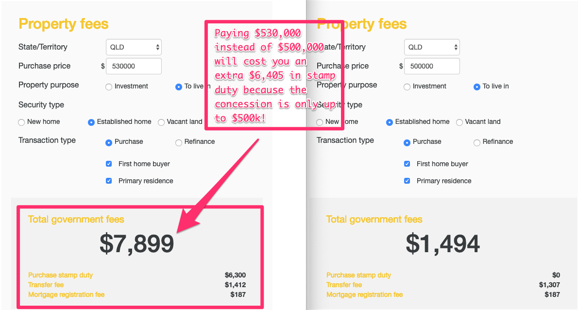 stamp duty costs qld