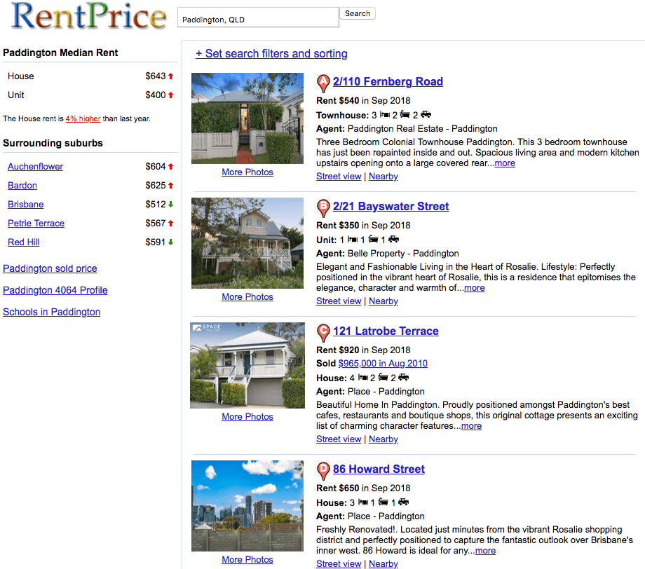 investment property paddington