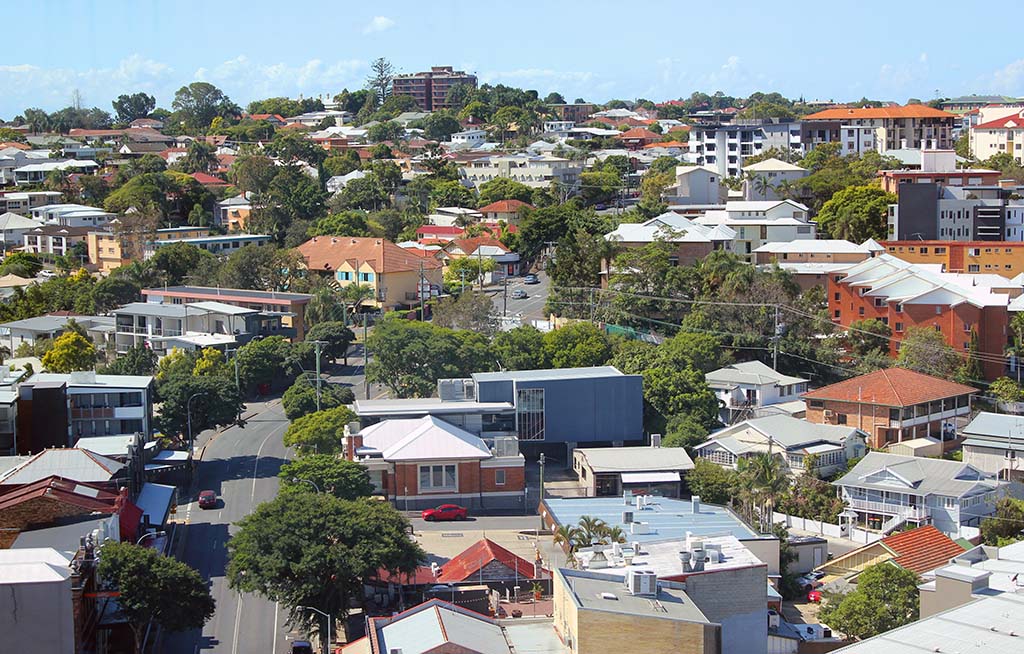 suburban neighbourhood brisbane