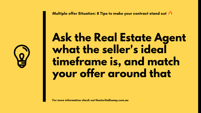 Ask the Real Estate Agent what the seller's ideal timeframe is, and match your offer around that.