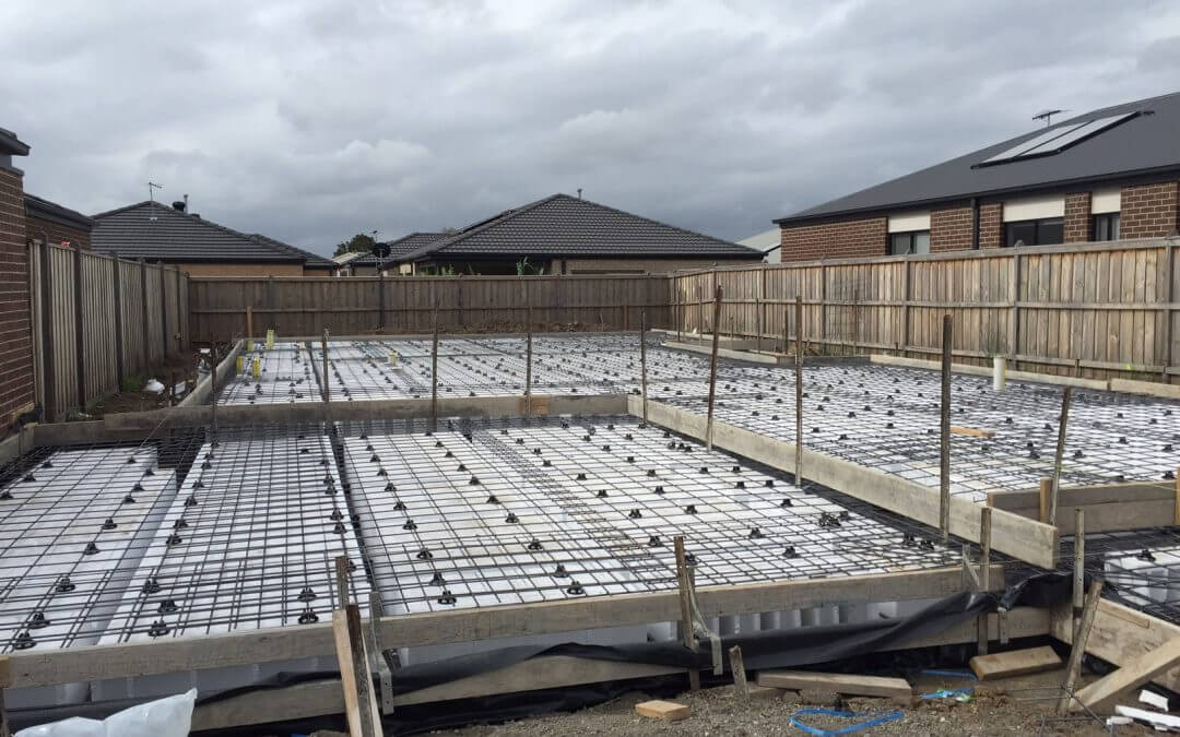 laying a concrete slab brisbane construction