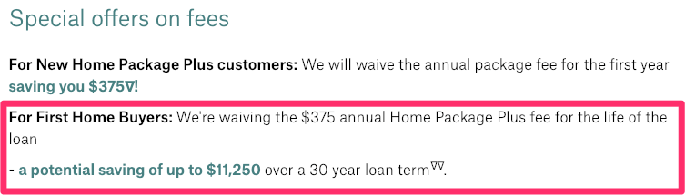 Suncorp first home buyer special