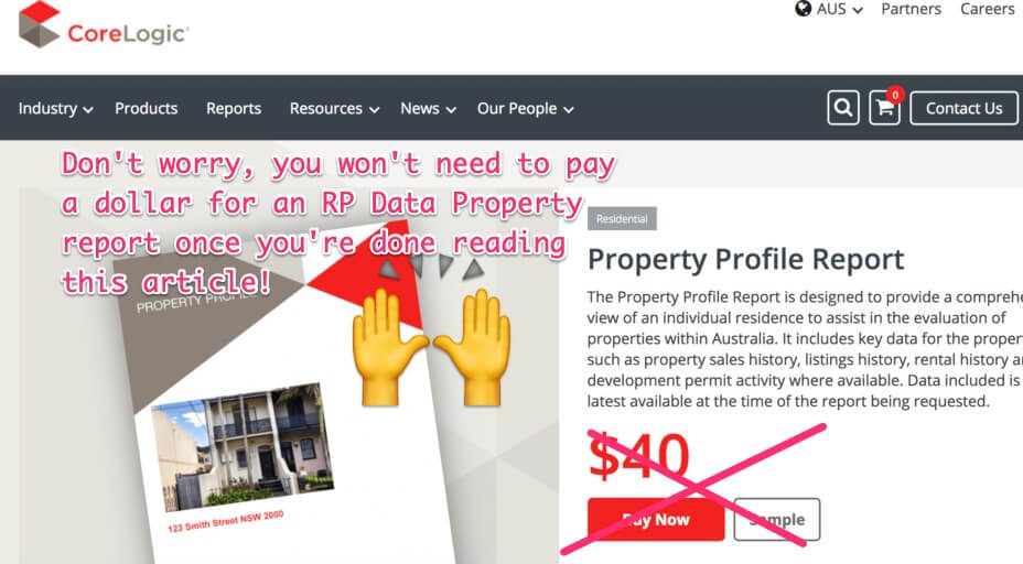 free rp data property report