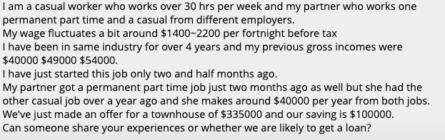 mortgage for casual worker