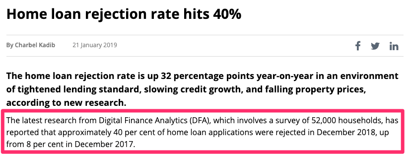 home loan rejection