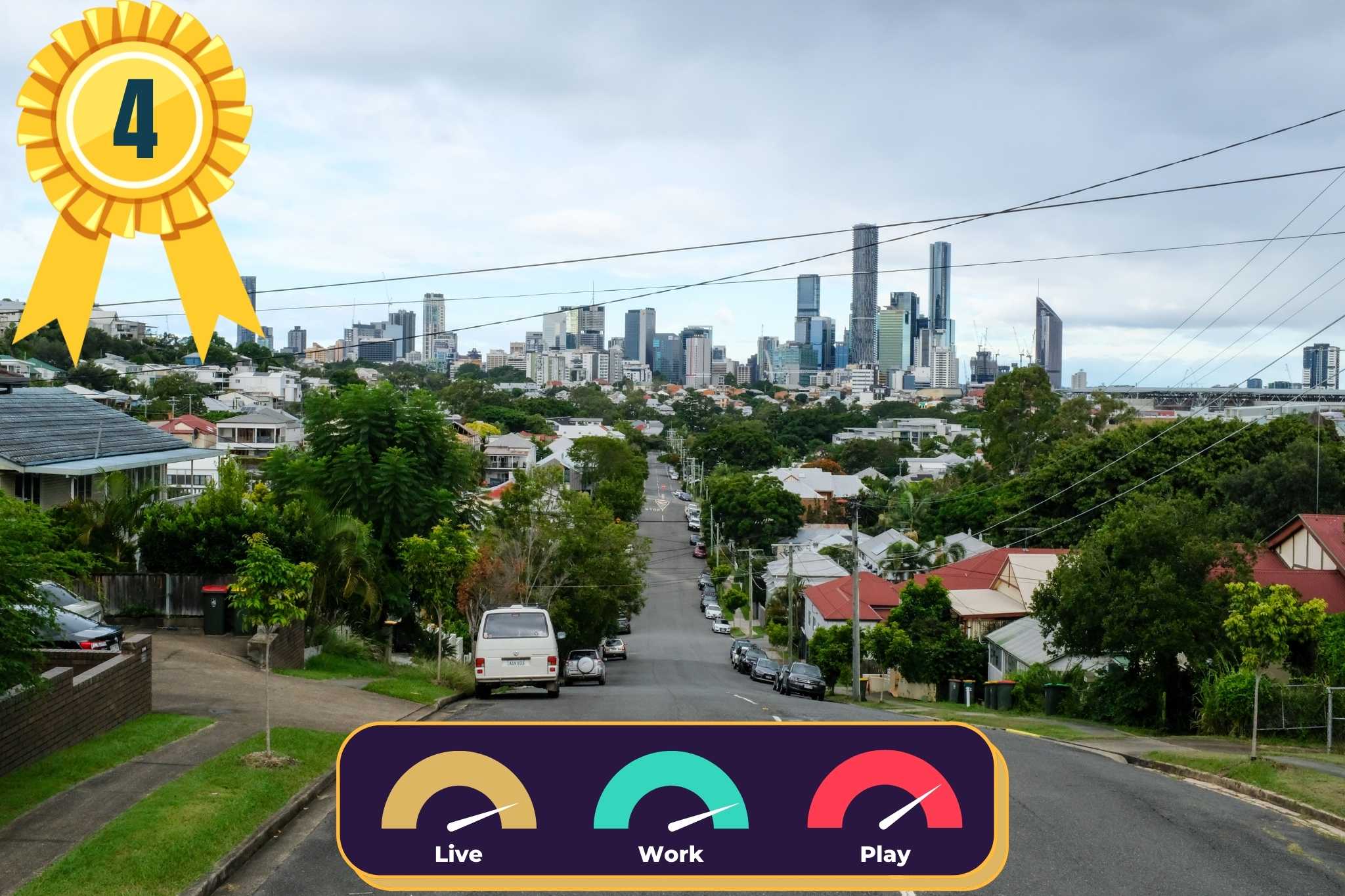 Paddington is Brisbane's fourth best suburb to live in