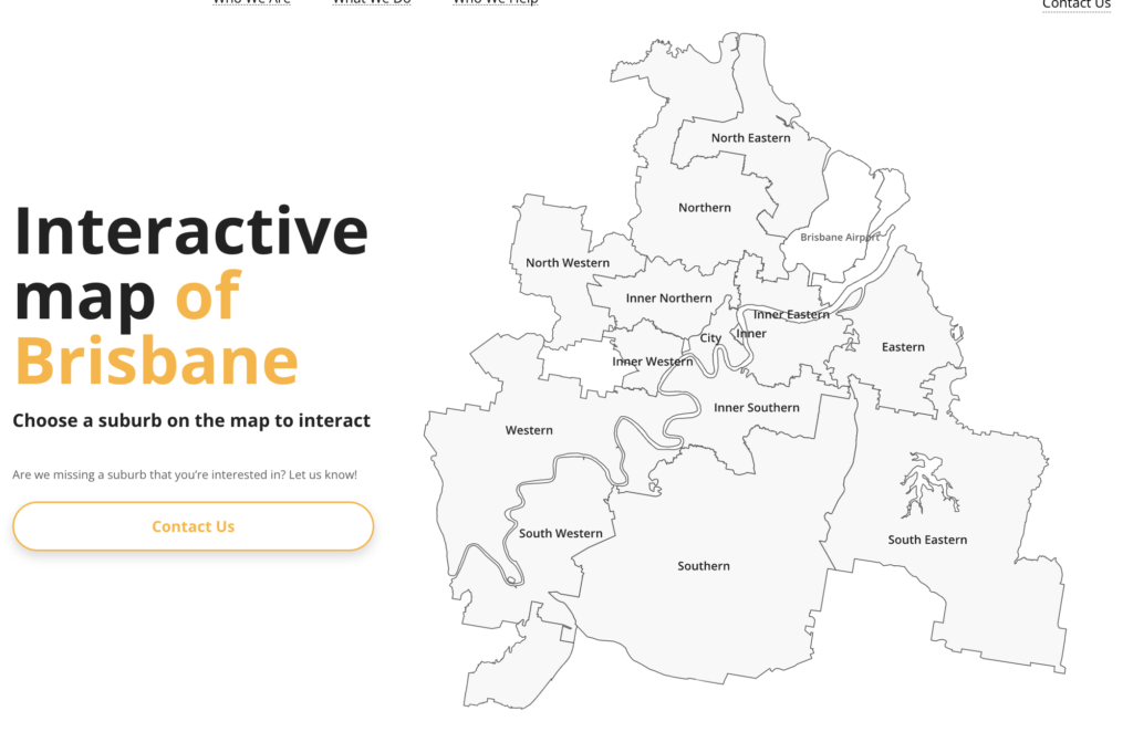 First home buyer tips - brisbane interactive map