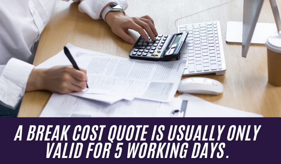 Break Costs And How You Can Avoid Paying Them Break cost calculator
