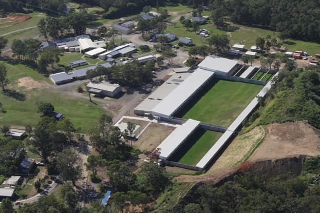 Brisbane international shooting centre - aerial view