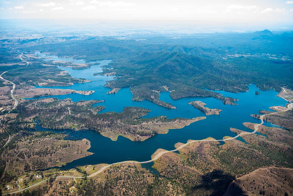 Wyaralong Flatwater Centre - Aerial View