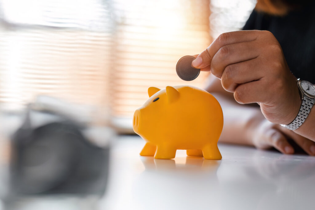 Save for a larger deposit