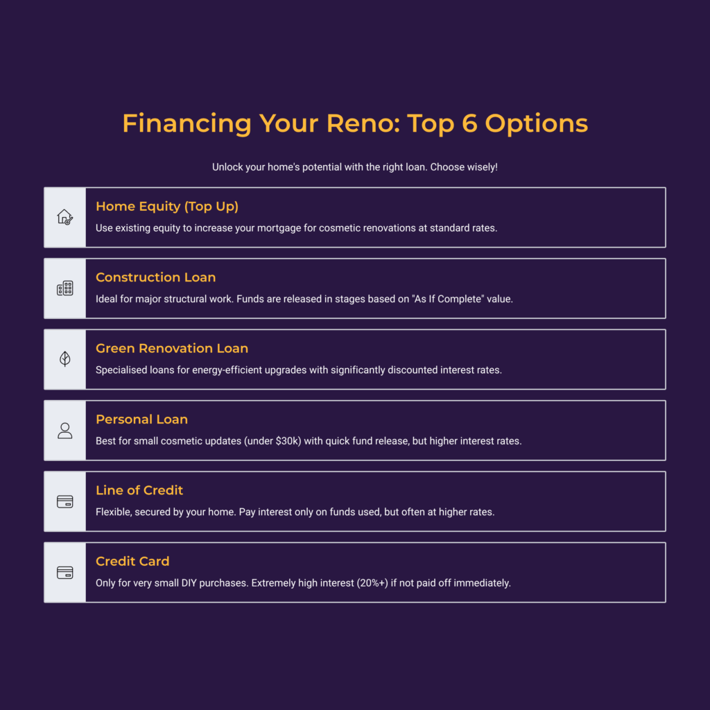 Types of renovation loans