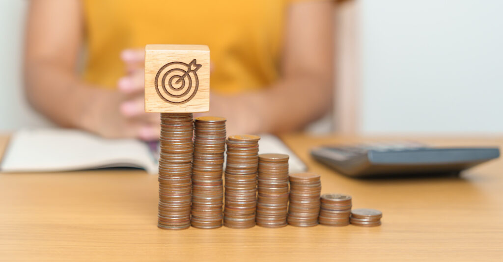 set a clear savings target