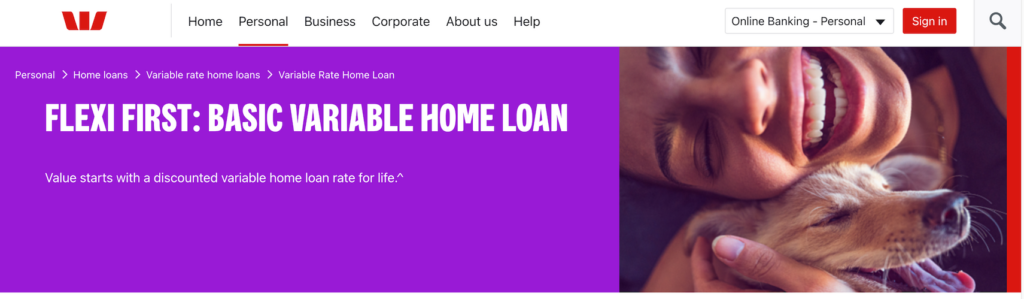 Westpac Flexi First Home Loan