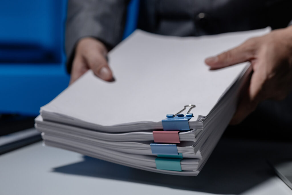 Application documents required