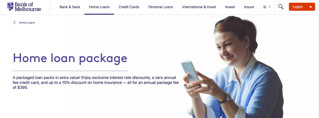 Advantage package home loan