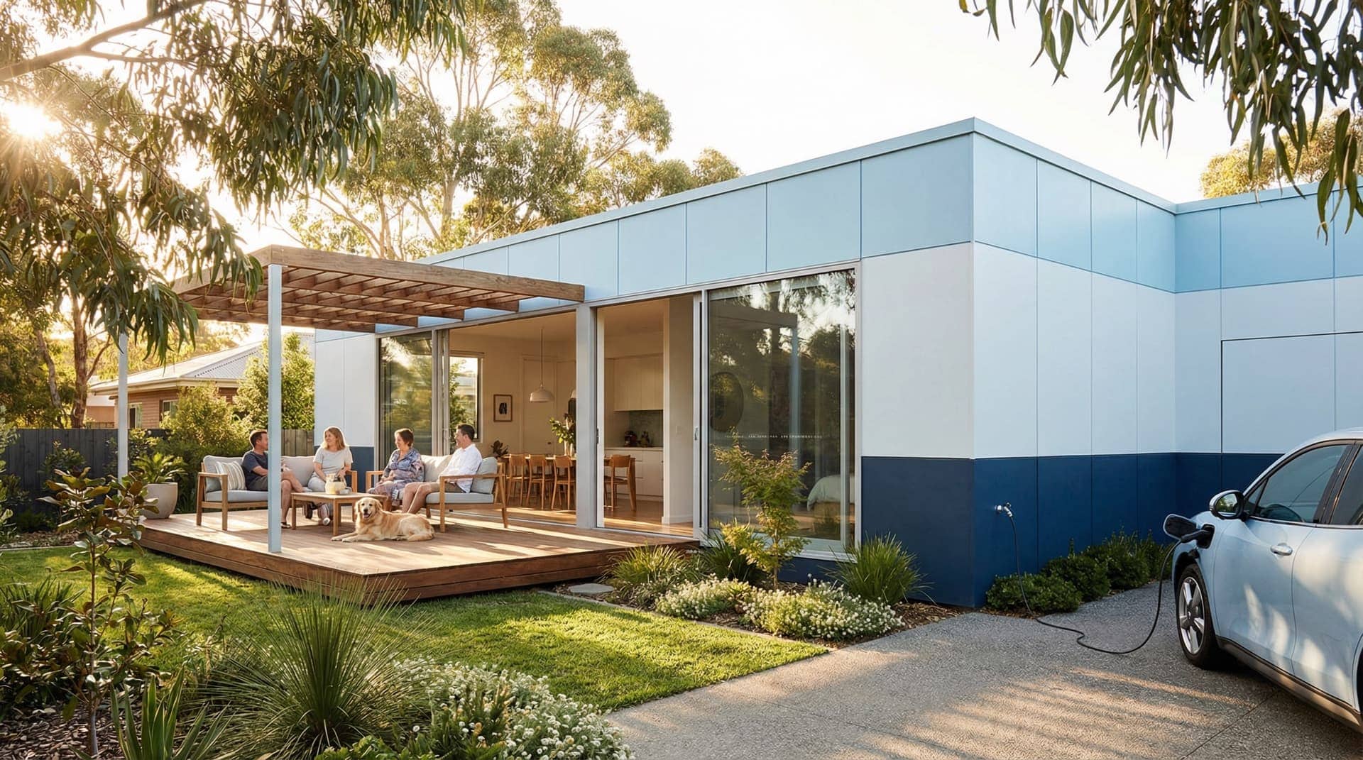 picture of family considering a home equity loan